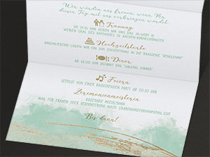 Hier ist der untere Teil der aufgeklappten Karte abgebildet Hier ist der untere Teil der aufgeklappten Karte abgebildet.