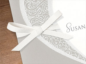 Detailaufnahme der Schleife – vergrößerte Abbildung Detailaufnahme der Schleife