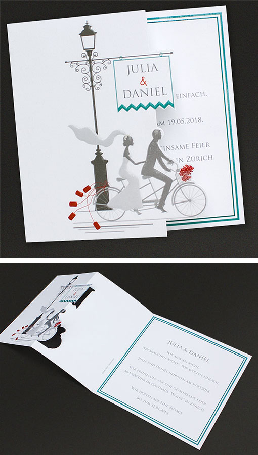 Hochzeitseinladungen Schmuckbild