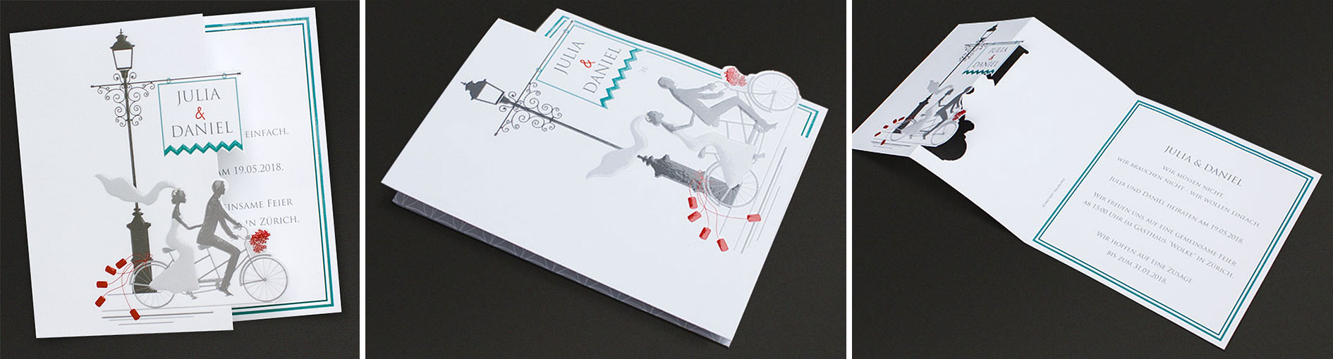 Hochzeitseinladungen  Schmuckbild