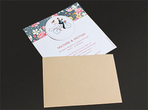 Vergrößerte Abbildung Karte mit Hülle